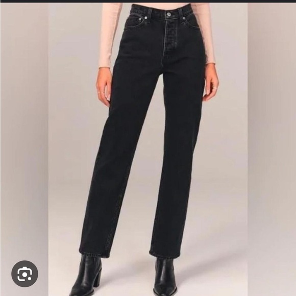 Abercrombie & Fitch Denim - Abercrombie high rise dad jean